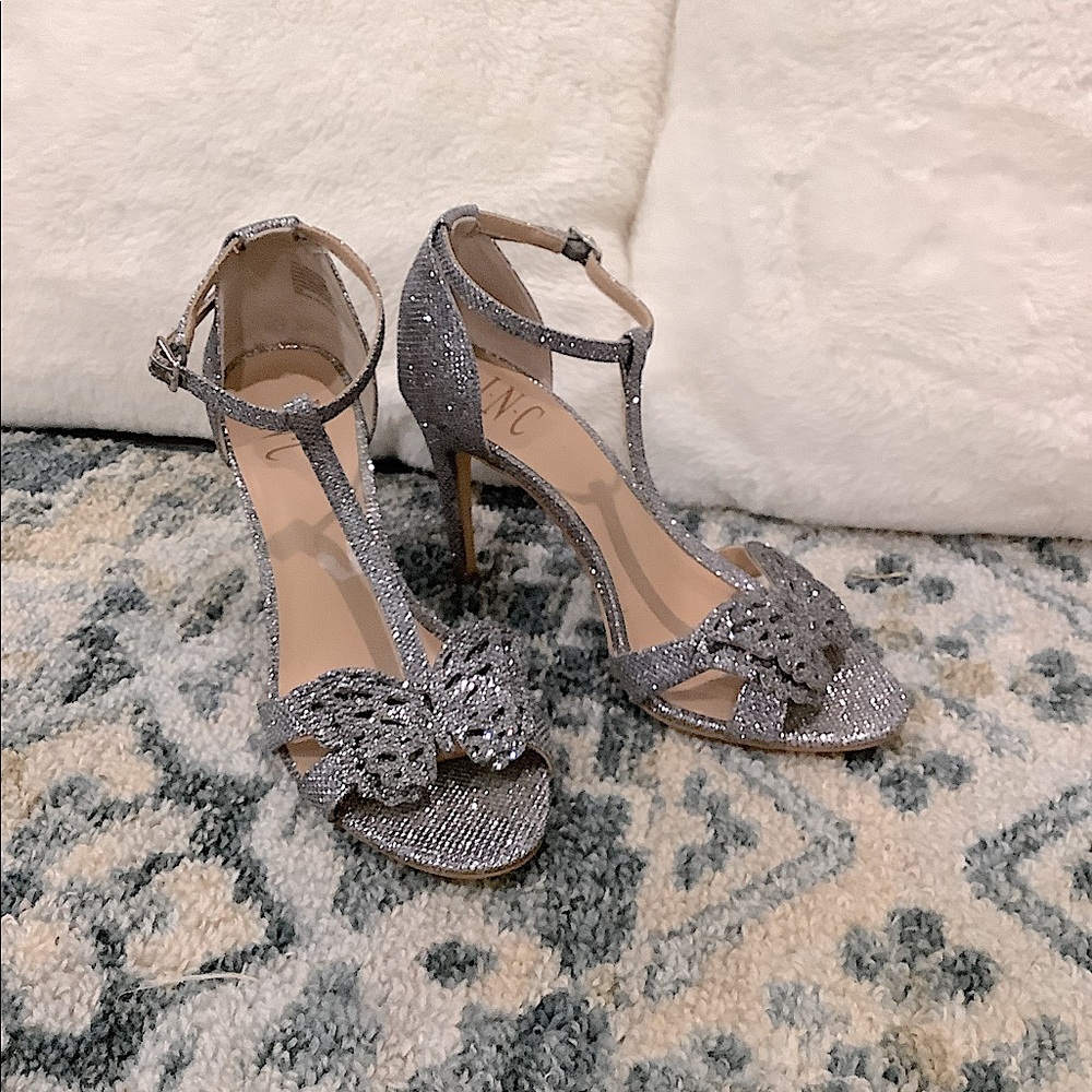 Glitter heels.